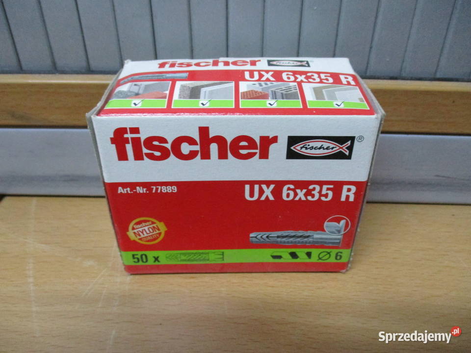 Kołek uniwersalny Fischer UX6X35 R art nr 77881 art nr 62756