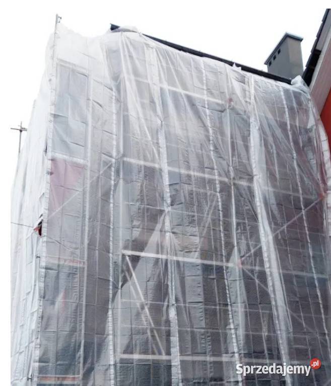 Folia Osłonowa PLANDEKA ZBROJONA na rusztowanie małopolskie Myślenice sprzedam