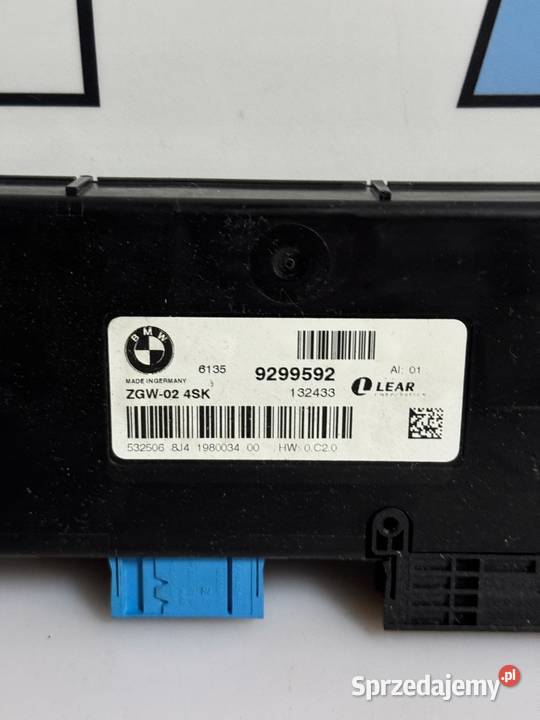 BMW F10 F11 MODUŁ STEROWNIK ZGW ZGW02 4SK