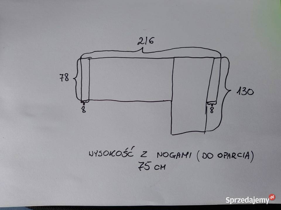 Narożnik z funkcją spania Mrągowo