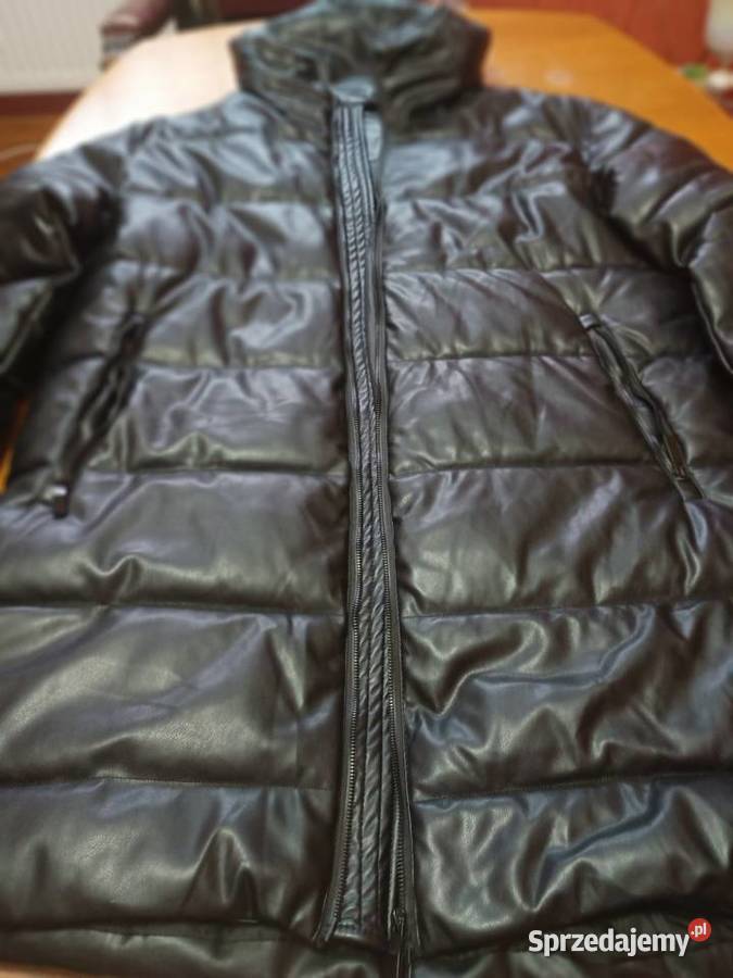 Płaszcz męski S Reserved eko skóra czarny design Reserved Tczew sprzedam