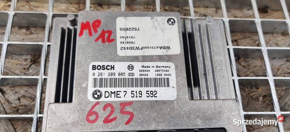 BMW 3 E46 2001 STEROWNIK SILNIKA KOMPUTER MODUŁ osobowe Gliwice sprzedam