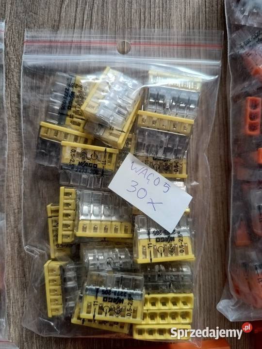 Szybkozłączka instalacyjna wago 5 na drut 5x25mm pomorskie Tczew sprzedam