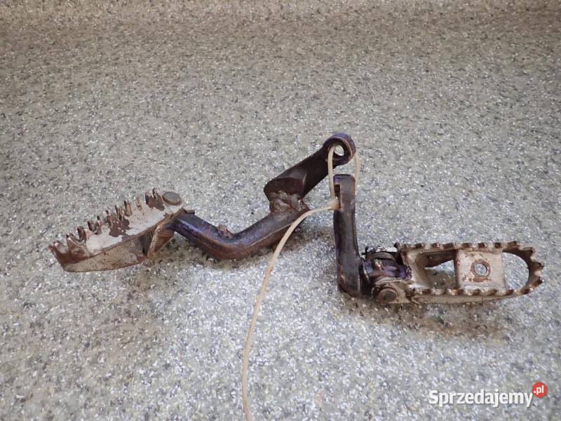 DWA PODNÓŻKI KIEROWCY KAWASAKI KLX 650 C 94R Pozostałe Motoryzacja Strzelce Krajeńskie sprzedam