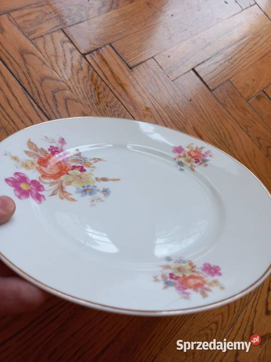 porcelana zabytkowy talerzyk Cmielów Piastów sprzedam