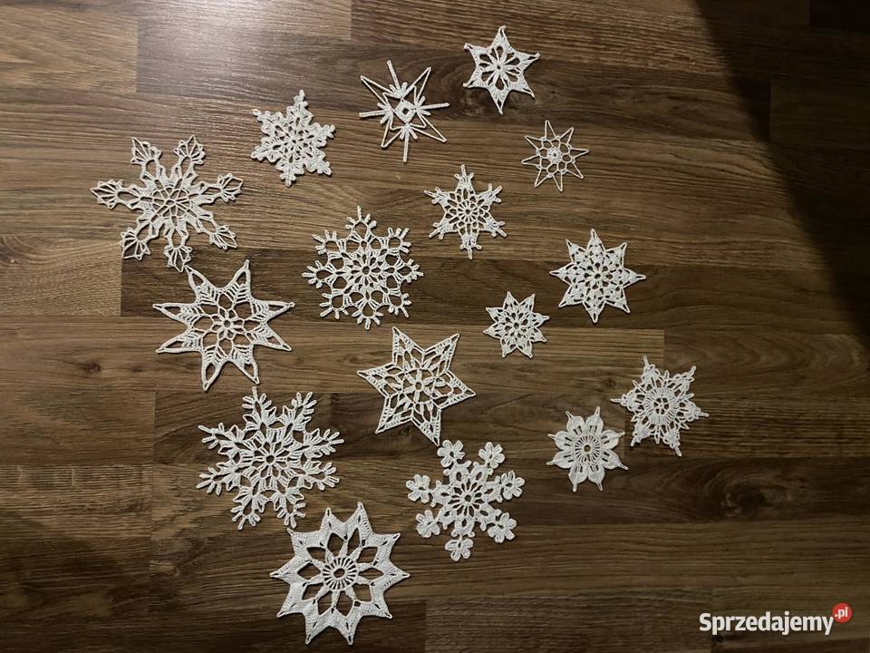 ozdoby szydełkowe gwiazdki aniołki podkarpackie Gwoźnica Górna