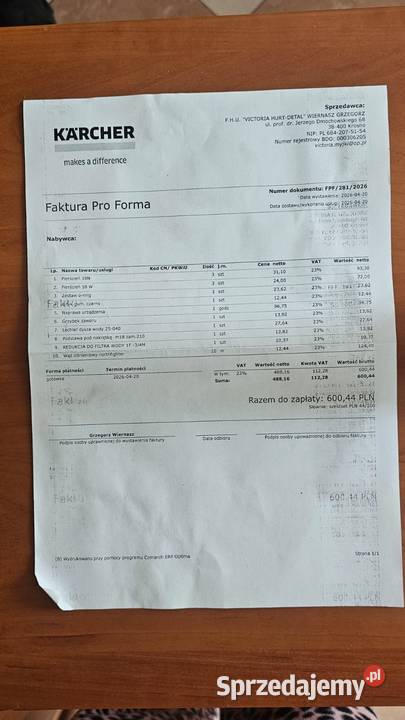 Karcher HD 855 S Profesjonalny Świeżo dużym Krosno