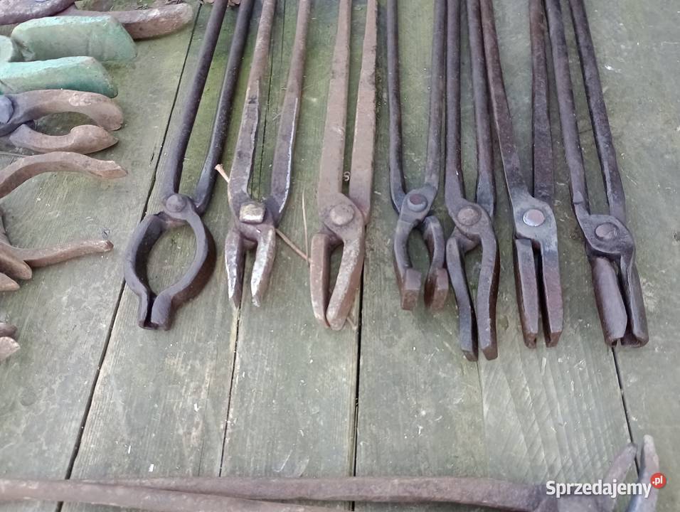 Kleszcze kowalskie mlotki Bobrek