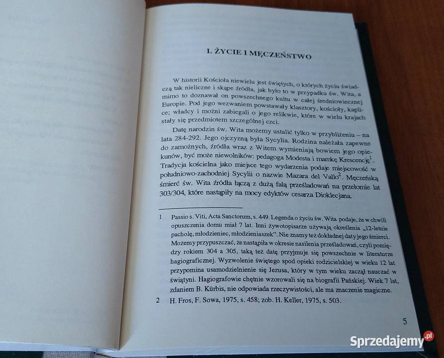 Święty Wit męczeństwo legenda i kult Anna Paner Książki naukowe i popularnonaukowe Gdańsk