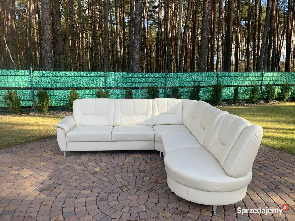 WOHNWERT NIEMIECKI NAROŻNIK SKÓRA NATURALNA 270cm Kalety