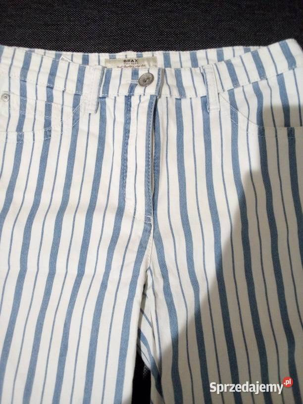 Kolorowe dżinsy damskie biały Spodnie Częstochowa sprzedam