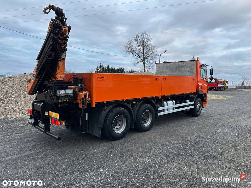 DAF FAS CF85410 HDS Hiab 166ES4 Hiduo Pilot Rok produkcji 2008 Łomża