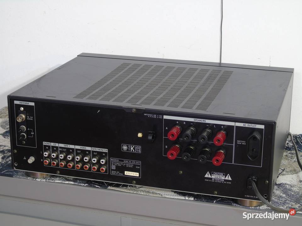 Amplituner Sony STRGX511 RDS mocny i sprawny