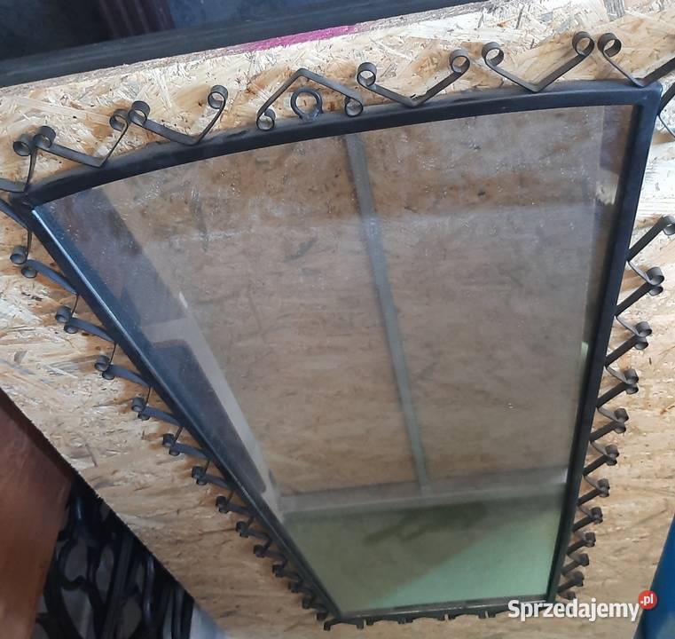 Lustro metalowa rama metaloplastyka prl Chorzów sprzedam