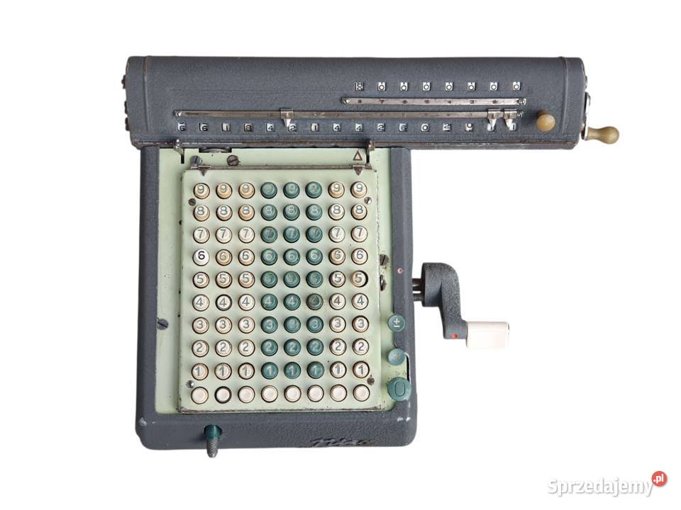 Stary Czechosłowacki kalkulator NISA mechaniczna Cieszyn