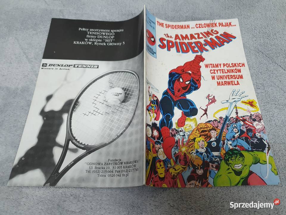 The Amazing SpiderMan TMSemic 1990 pierwszy Rok wydania 1990 Gdynia
