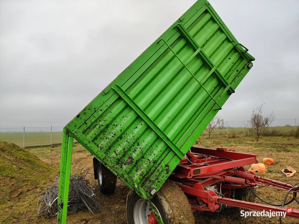 Przyczepa wywrotka zarejestrowana hl6011 Kostrzyn nad Odrą