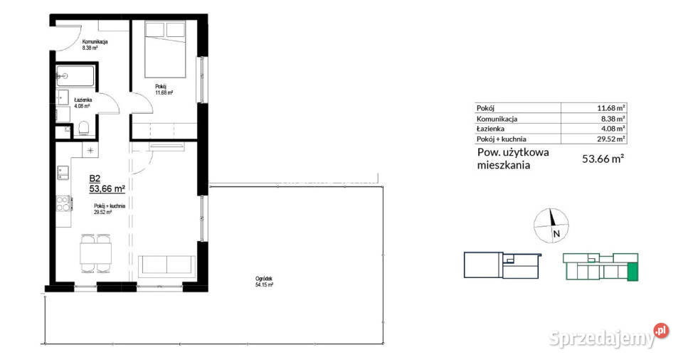 sprzedaży mieszkania 5366m2 2 pokojowe Kraków 13000zł/m2
