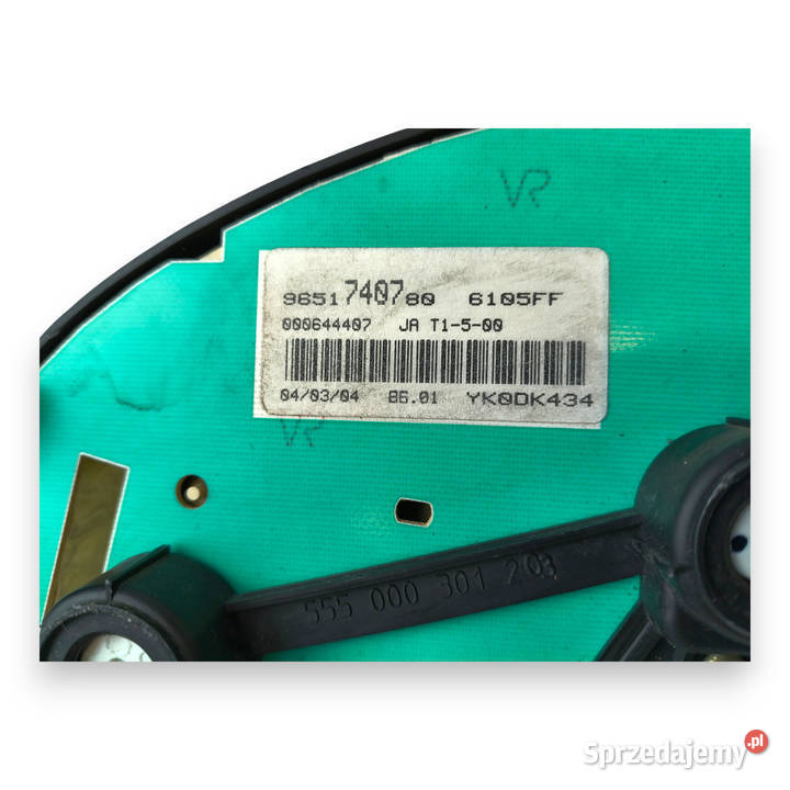 LICZNIK ZEGARY 9651740780 Peugeot 206 16 20 16V osobowe Chełm sprzedam