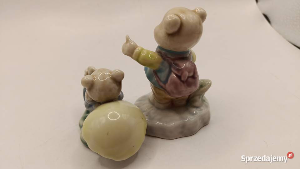 Figurka ozdoba dwa misie słodka malatura lubelskie Zamość sprzedam