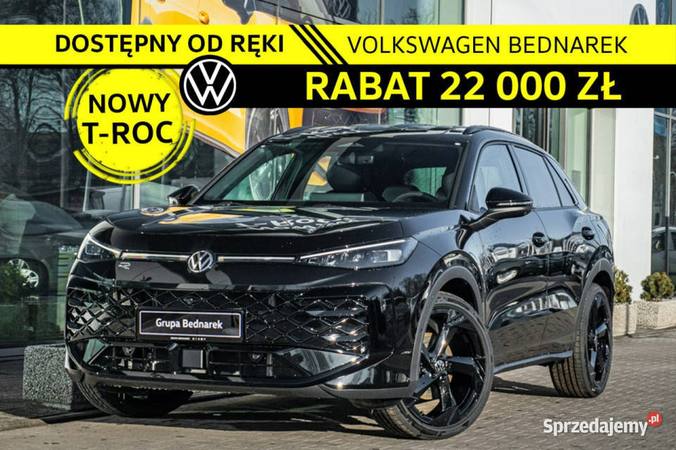 Volkswagen TRoc NOWY TROC 2025 Wersja RLine 15 Rok produkcji 2025 Łódź