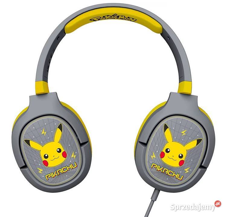 Pokemon Pikachu Słuchawki Gamingowe Nauszne Mogilany