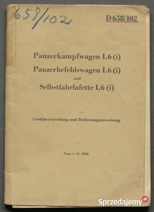 Panzerkampfwagen L 6 i Panzerbefehlswagen L 6 i pomorskie Lębork