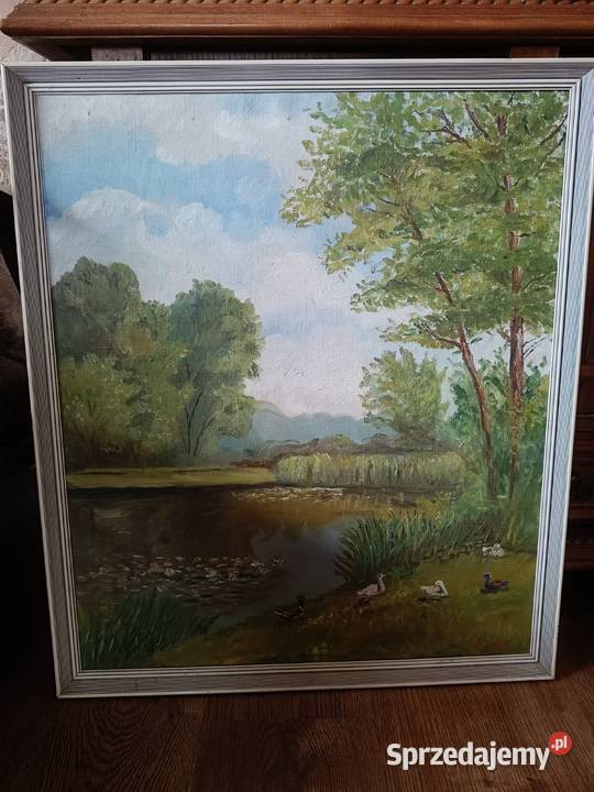Obraz olejny na płótnie kujawsko-pomorskie Lipno