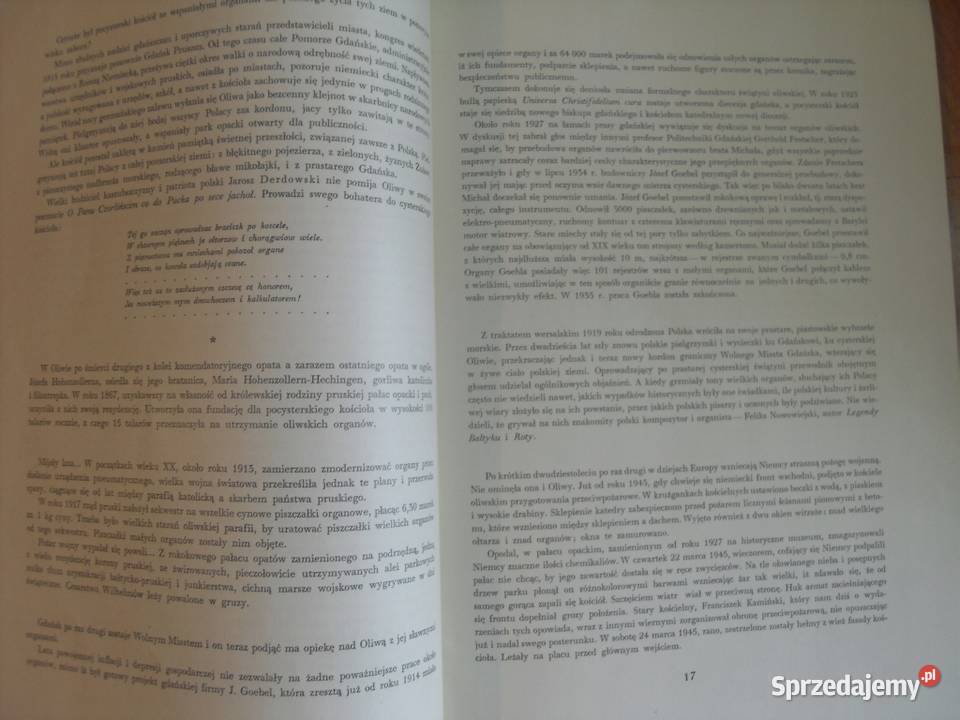 ORGANY OLIWSKIE Osięciny