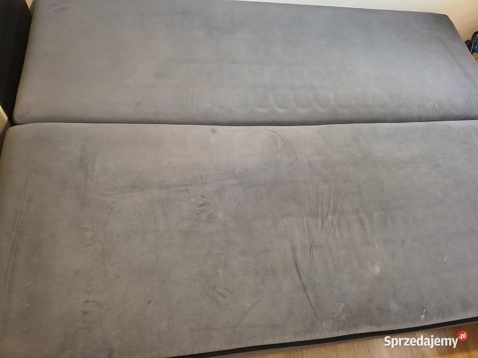 Kanapa szara rozkładana 200x90144 55cm Warszawa sprzedam
