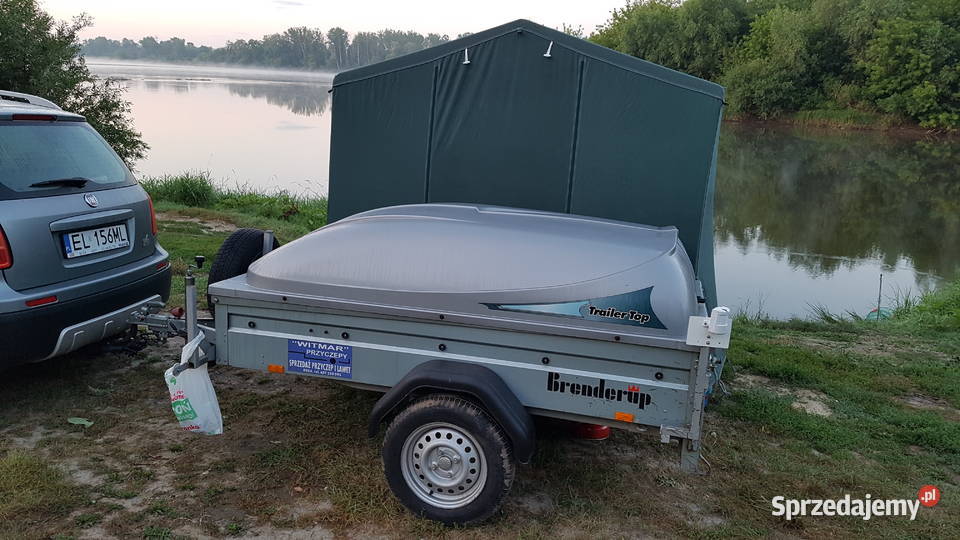 Przyczepa z pokrywą i namiotem Łódź sprzedam