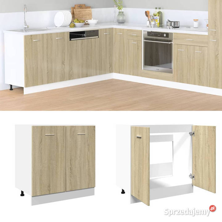 Szafka stojąca kolor dąb sonoma 80x46x815 mazowieckie