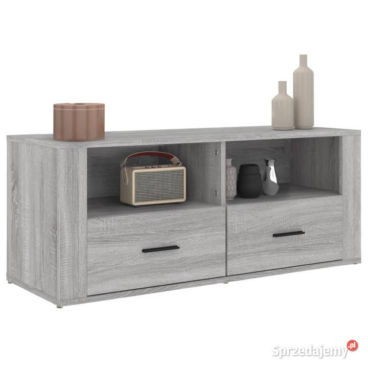 Szafka pod telewizor szary dąb sonoma 100x35x40 Warszawa