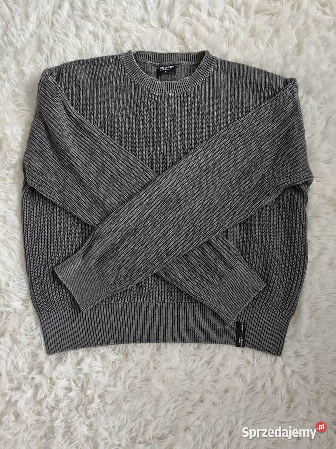 Cropp Sweter Szary Baggy Streetwear Skater Style Myślenice