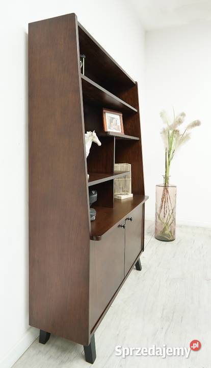 Regał Bilea 1960r PRL profesjonalnej renowacji Jerka