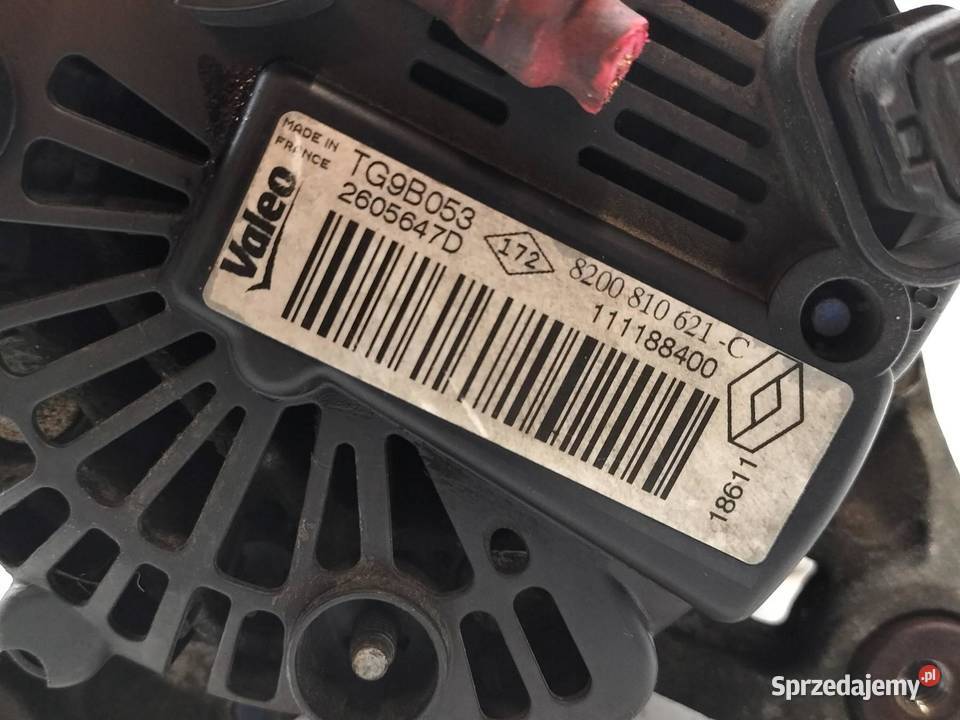 ALTERNATOR 8200810621C 16 SCE Dacia Sandero I