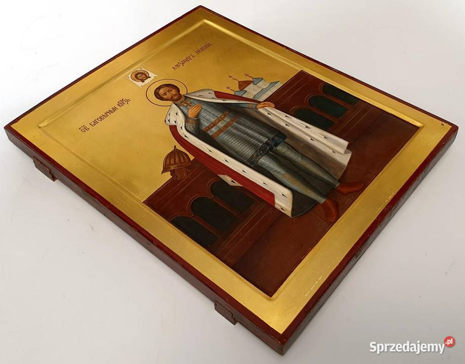 Ikona Święty Aleksander Newski 047 Warszawa