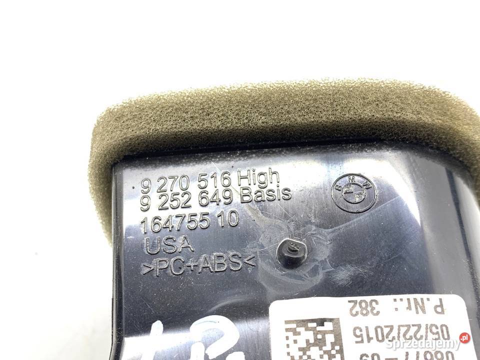 KRATKA NAWIEWU LEWA PRZÓD BMW F16 9252649 1419