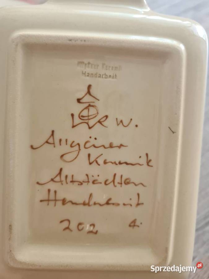 Zestaw śniadaniowy ceramika Allgauer sygnowana Wyposażenie wnętrz Gorlice