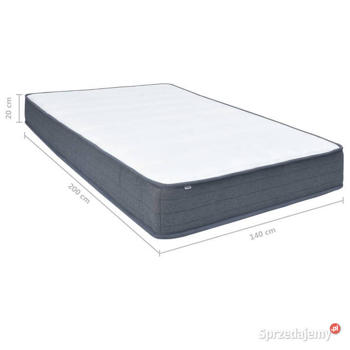 Materac sprężynowy 200x140x20 WM288211 Pozostałe sprzedam