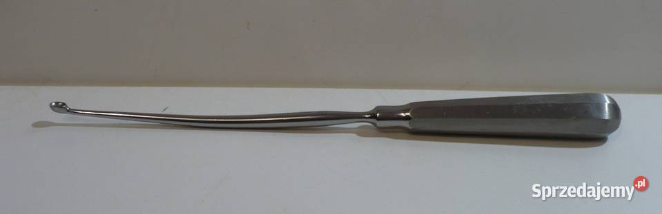 Łyżeczka kostna ostra owalna zakrzywiona fi 6 Białystok