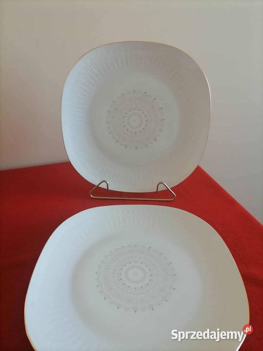 Komplet Dużych Talerzy Wałbrzych PRL
