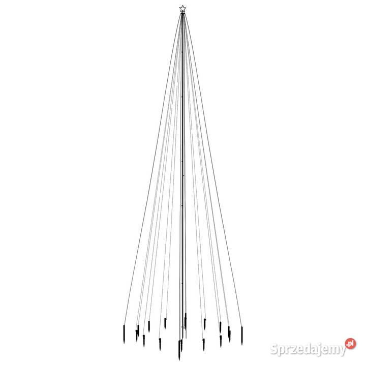 Choinka z kołkiem gruntowym 1134 niebieskie LED sprzedam