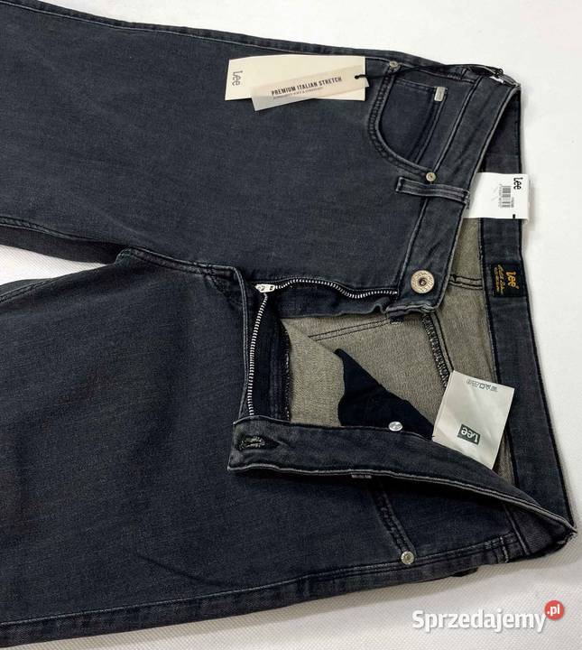 Spodnie damskie Lee Marion Straight W33 L33 szary/srebrny warmińsko-mazurskie Pisz