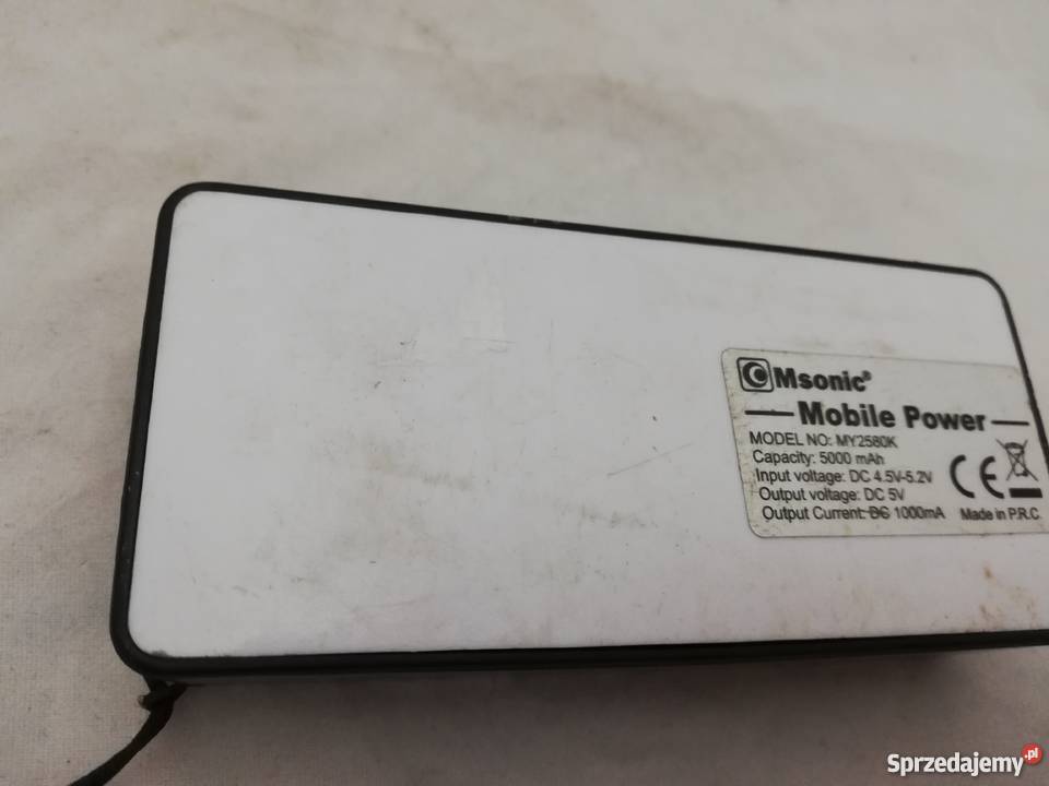 POWERBANK MSONIC 5000 MAH Legnica