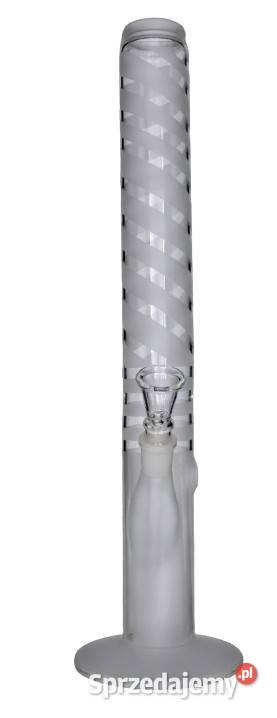 Szklane Bongo 45 z Matowym Wzorem Fajka Wodna śląskie Ostrowy nad Okszą