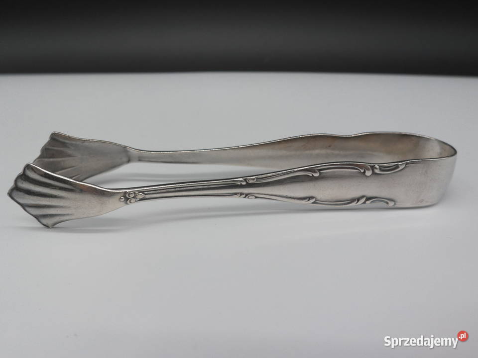 Posrebrzane szczypce do cukru marki Wellner Raszków