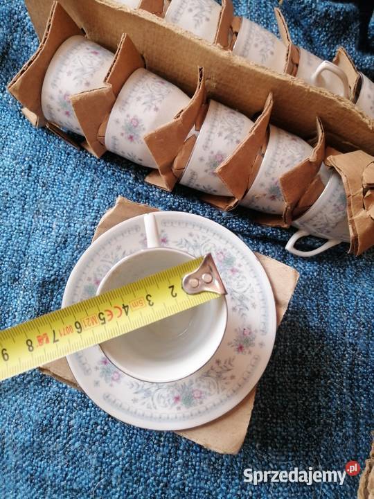 zestaw 12 filiżanek do kawy porcelanowych z dolnośląskie Legnica