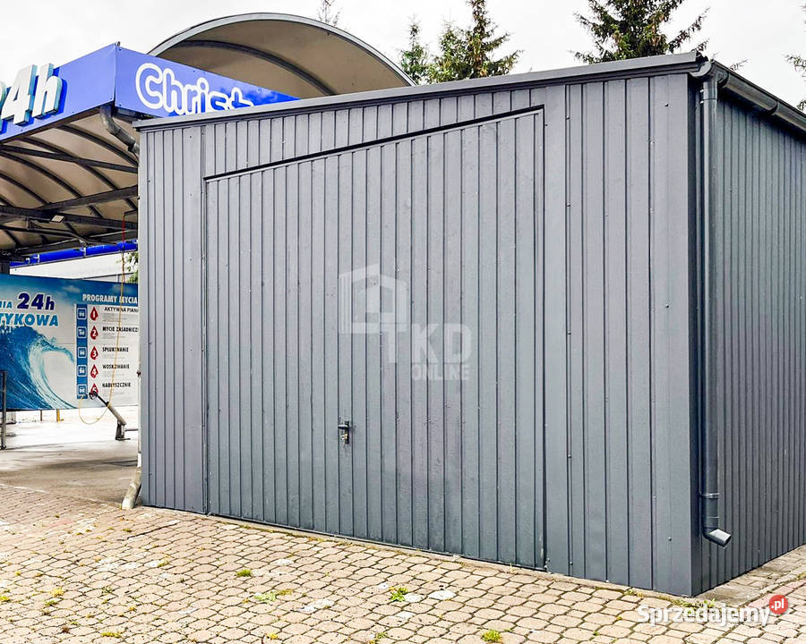 Garaż Blaszany 5x6m Brama dwuskrzydłowa Okno blacha małopolskie Wieliczka