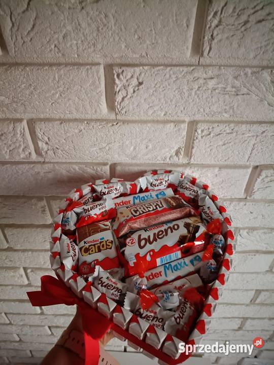 Box serce kinder box prezent